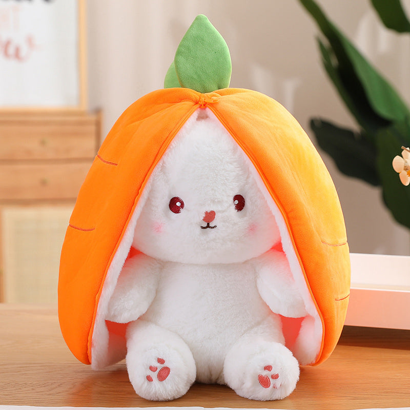 Carrot bunny plush