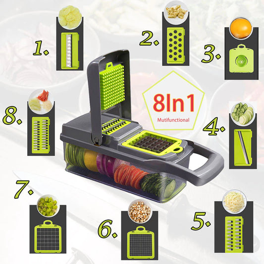 8-in-1 Multifunctional Vegetable Cutter