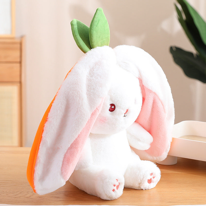 Carrot bunny plush